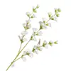 Flor de concha de 3 pétalas artificial alta qualidade flor artificial decoração de casa vaso adereço de foto arranjo floral decoração de casamento atacado