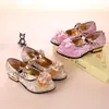 Zapatos de Princesa Modelo Nuevo 2026 para Niñas Mayores, Zapatos Individuales Infantiles con Lazo, Zapatos de Cuero para Estudiantes, Zapatos de Niña, Un Par al por Mayor