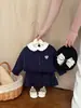 Suéter de Punto para Bebé Niña Otoño e Invierno, Suéter de Punto Trenzado Estilo Coreano para Niños Pequeños y Preescolares, Elegante Chaqueta Cardigan para Bebés