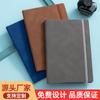 Couro Suave ao Toque Pele Impressão Colorida UV Lote Pequeno Logo Personalizado Caderno de Pele de Ovelha PU Personalizado Bloco de Notas de Negócios