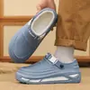 Chinelos de Veludo de Algodão Masculinos para Outono e Inverno para Casa, Indoor, Antiderrapantes no Salto, Que Parecem Pisar em Merda, Sapatos de Algodão Quentes com Solado Grosso para Homens
