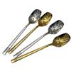 Cuchara de acero inoxidable del fabricante de origen vajilla de alto valor cuchara para comer avena para estudiantes adultos cuchara doméstica cuchara linterna