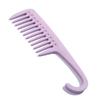 Peine de trigo ancho de dientes grandes curvos transfronterizo nuevo logo peluquería modelado doble uso húmedo y seco peine de dientes anchos para el hogar