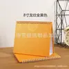 Venta al por mayor del fabricante En stock Base para calendario de escritorio Soporte 8 pulgadas Versión horizontal A5 Triangular Papel perlado 2027 Oficina Estilo simple