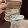 Pinza para el pelo de felpa con lazo de perlas suave estilo coreano Pinza BB Nueva Dulce Moda Celebridad de Internet Pinza lateral para flequillo para mujer