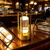 Lâmpada de Mesa Cruzada Atacado Transfronteiriço, Luz de Atmosfera para Bar, Lâmpada de Noite de Carregamento por Toque ao Ar Livre para Camping Metal Alumínio
