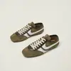 Zapatos de Entrenamiento Retro Alemanes de Gama Alta Personalizados en Guangzhou, Tenis Casuales Marrones para Mujer, Zapatos Cómodos y Sin Estrés para Caminar para Parejas