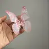 Pinzas para el Cabello de Mariposa con Degradado, tipo Hada y Elegantes, se Pueden Usar para Decorar Cortinas y Mosquiteros de Ventana de Dormitorio