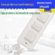 Capa de proteção de tomada anti-choque elétrico para crianças, plugue de segurança para tomada de bebê, interruptor de plugue de bebê, capa de proteção de energia