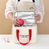 Nueva Bolsa de Almuerzo Aislada, Gran Capacidad, Bolsa Impermeable para Lonchera, Bolso de Mano, Bolso de Almuerzo Multifuncional para Mujer, Resistente a las Manchas
