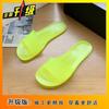 Sandálias de Praia da Moda para Mulheres, Nova Moda Verão 2025 Sandálias Transparente de Cristal Slip-On para Uso ao Ar Livre na Praia