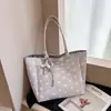Bolsa de lona tipo tote de lunares, estilo veraniego, fresca y moderna, gran capacidad, adecuada para ir al trabajo, estudiantes y como bolso de mano o bolso de hombro