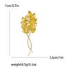Nuevo broche creativo de aleación con forma de cruz de trigo para otoño e invierno, exquisito broche de moda para damas, para traje, vestido, ramillete, joyería