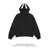 Sudadera con capucha de diseño nicho nuevo para otoño 2025 Transfronteriza para Mujer con Empalme de Remaches Ropa de Pareja Peso Pesado