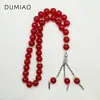 33 Cuentas de Oración, Cuentas de Vidrio Negro de 10 mm, Tasbih, Joyería Transfronteriza al por Mayor