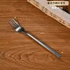 Acero Inoxidable 304 Engrosado Cuchillo, Tenedor y Cuchara Estilo Coreano Vintage Mango Cuadrado Vajilla Occidental Tenedor y Cuchara de Postre Retro Cuchillo y Tenedor para Steak