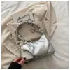 Bolso de Hombro Único de Diseño de Nicho Suave Estilo Francés, Popular Este Año, Nuevo Bolso de Luna Estética Plegada 2025