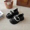Mocasines Estilo Princesa para Niñas Lazo de Encaje Zapatos Pequeños de Cuero Otoño Nuevos Suela Suave Zapatos de Princesa Zapatos de Performance para Niños