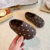 Pantuflas Birkenstock de Lunares para Niños Niñas Zapatillas Cerradas 2026 Nuevas Otoño/Invierno Mocasines Deslizables Zapatos de Algodón Birkenstock