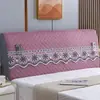 Funda Acolchada para Cabecero Todo Incluido Estilo Nuevo, Funda Elástica de Tela Suave para Cabecero, Cojín Anticolisión de Tablero de Madera Estilo Europeo, Cubierta Antipolvo