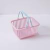 Cesta de Almacenamiento de Escritorio Cesta para Recolectar Bayas Cerezas Fresas Mini Cesta Cesta de Baño Cuadrada Pequeña Bandolera