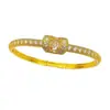 Fornecimento ao vivo cobre banhado a ouro moda incrustação irregular personalidade pulseira nó fivela pulseira joias femininas atacado