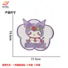 Novos Patches Bordados com Lantejoulas de Desenho Animado Kuromi My Melody Acessórios para Roupas Moletom Infantil Decoração de Bolsa DIY
