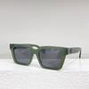 2024 nueva marca de moda OFF gafas de sol Europa y Estados Unidos rojo de internet con caja de placa gafas de sol para hombre y mujer OERI111