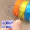 Hilo Elástico de Cristal Importado para Ensartar Cuentas, Cordón Elástico Resistente al Desgaste para Pulseras de Cuentas de Buda y Bodhi Vajra DIY