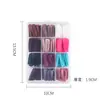 288 Piezas en una Caja de 12 Compartimentos, Puntas de Uña Rectangulares Planas con Punta Recta, Acabado Brillo Mate, Parches de Uñas con Arte de Uñas Terminado, Piezas de Uña Desmontables Usables