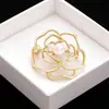 Broche de Ropa Elegante y de Alta Gama de Nicho, Broche de Camelia Estilo Coreano, Corsage de Perlas de Alta Gama, Pin para Traje