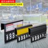Etiquetas de Producto Acuático Fresco para Supermercado, Etiquetas de PVC, Tarjetas de Precio para Estante de Supermercado, Etiquetas de Precio Borrables para Frutas