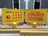 Señales de advertencia de fibra de vidrio, gas natural, suministro de agua, señales de advertencia de oleoducto, señales de advertencia de cable de fibra óptica, señales de advertencia de doble poste