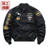 Transmisión en Vivo de Buenos Productos Chaqueta Piloto Ma1 de la Fuerza Aérea Bordada de Aviones Uniforme de Béisbol Chaqueta de Talla Grande Chaqueta de Trabajo