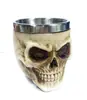Copa de Vino Personalizada Creativa de Aspecto Antiguo con Calavera Copa con Cabeza de Fantasma Vaso de Acero Inoxidable para Whisky Copa de Vino Tinto Bar