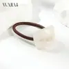 Nuevo Coletero Geométrico Wjia con Acabado de Lujo, Cuerda Elástica Alta para Coletas y Accesorio para Moños para Mujer