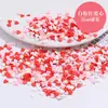 Grânulos de Açúcar em Lata, Flores Coração, Cola Cremosa DIY, Capa de Celular, Pacote de Material Artesanal, Acessórios de Argila Macia de Resina