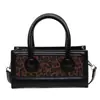Bolsa Pequeña Popular con Estampado de Leopardo para Otoño e Invierno, Nueva Temporada para Mujer, Mini Bolso Cuadrado Pequeño de Mano, Bolso de Hombro Cruzado con Textura Retro