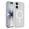 Capa de Celular Magnética Forte com Sensação de Pele Silver Shield Adequada para Apple 17Promax Tendência 15 Capa Semi-Transparente com Sensação de Pele 16/17/11