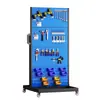 Prateleira de ferramentas de hardware prateleira de materiais prateleira de furos prateleira de ferramentas prateleira suspensa prateleira de armazenamento oficina de manutenção prateleira móvel