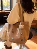 2025 Nuevo Otoño e Invierno Casual Versátil Bolso Tote de Gran Capacidad Bolso de Hombro de Moda Bordado Transfronterizo Bolso de Mano para Viajes