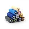 Hilo de poliéster de 12 colores para uso doméstico, hilo de coser de color para coser a mano, hilo de coser blanco y negro, hilo de coser para ropa.