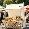 Tienda de campaña para exteriores, tienda de mercado, tienda de ocio para jardín y patio, espacio amplio, tienda de campaña con sombrilla adaptable a múltiples escenarios