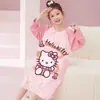 Bata de Niña Primavera y Otoño Manga Larga 2025 Modelo Nuevo Pijama Madre e Hija Infantil Ropa de Casa para Niña para Usar al Aire Libre
