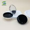 Caja de Polvo Redonda Cóncava Nueva Shanyi Galvanizada con Espejo Caja de Polvo de Plástico Caja Vacía Caja de Rubor Material de Empaque