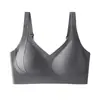 Sutiã push-up sem costura plus size para comércio exterior transfronteiriço, sem aro, com suporte lateral e fecho frontal para mulheres