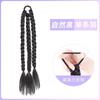 Tres mechones de trenza de boxeo resaltados en coleta cabello trenzado popular en línea dulce genial chica hot con trenza larga de espina de pez accesorios para el cabello de trenza sucia de actuación