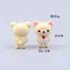 Urso de Desenho Animado Fofo Polvo Porquinho Menininha Sorvete Hambúrguer Acessórios de Boneca Enfeites