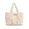 Nova bolsa de pelúcia portátil para axilas, bolsa de estudante viajante 2024, bolsa Mao Mao de grande capacidade transfronteiriça, bolsa feminina de ombro