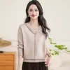 Colección Otoño/Invierno 2026 transfronteriza: suéter tejido elegante y casual de corte holgado con mangas largas, perfecto para mamás